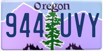 OR license plate 944UVY