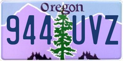 OR license plate 944UVZ