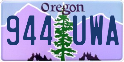 OR license plate 944UWA