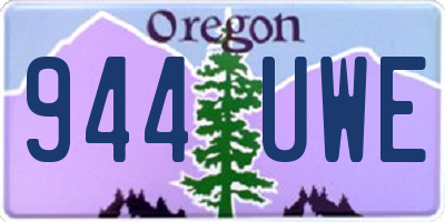 OR license plate 944UWE