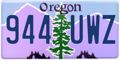 OR license plate 944UWZ