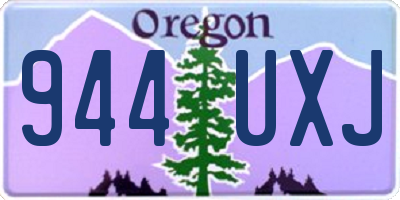 OR license plate 944UXJ