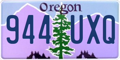 OR license plate 944UXQ