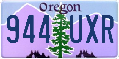 OR license plate 944UXR