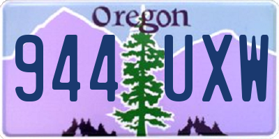 OR license plate 944UXW