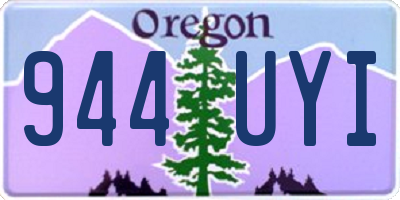 OR license plate 944UYI