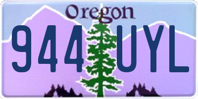 OR license plate 944UYL