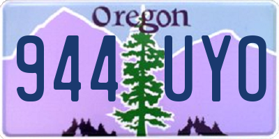 OR license plate 944UYO