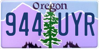 OR license plate 944UYR