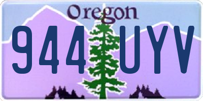 OR license plate 944UYV