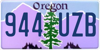 OR license plate 944UZB