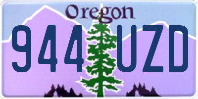 OR license plate 944UZD