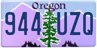 OR license plate 944UZQ