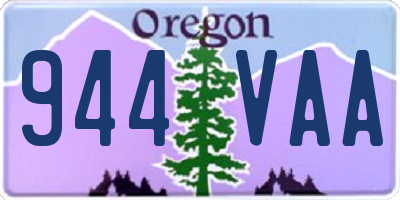 OR license plate 944VAA