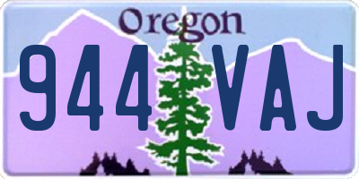 OR license plate 944VAJ