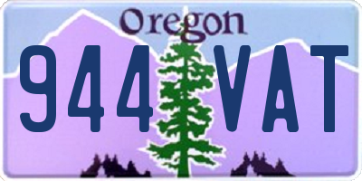 OR license plate 944VAT