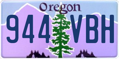 OR license plate 944VBH