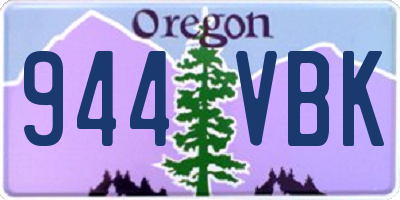OR license plate 944VBK