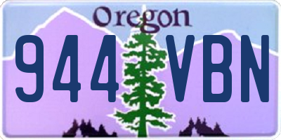 OR license plate 944VBN