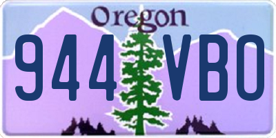 OR license plate 944VBO