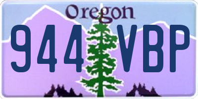 OR license plate 944VBP