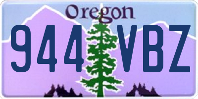 OR license plate 944VBZ