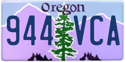 OR license plate 944VCA