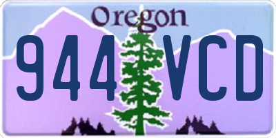 OR license plate 944VCD