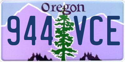 OR license plate 944VCE