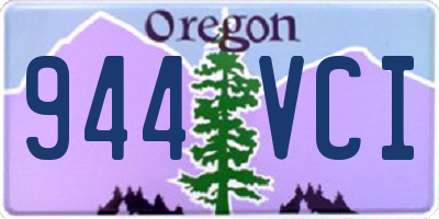 OR license plate 944VCI