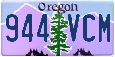 OR license plate 944VCM