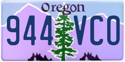 OR license plate 944VCO