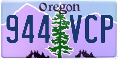 OR license plate 944VCP