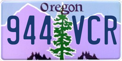 OR license plate 944VCR