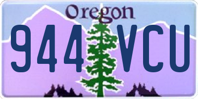 OR license plate 944VCU
