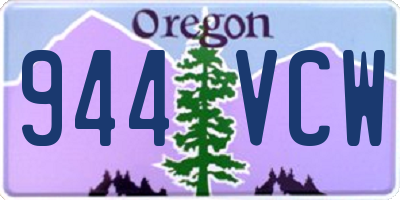 OR license plate 944VCW