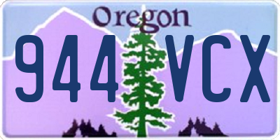 OR license plate 944VCX