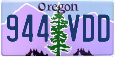 OR license plate 944VDD