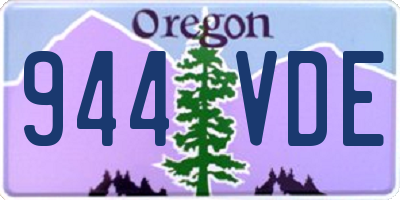 OR license plate 944VDE