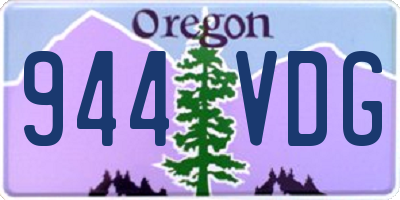 OR license plate 944VDG