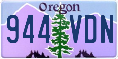OR license plate 944VDN