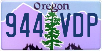 OR license plate 944VDP
