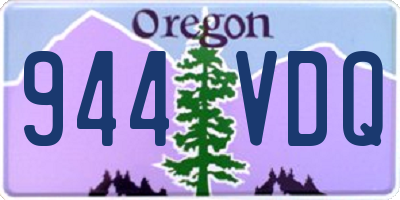 OR license plate 944VDQ
