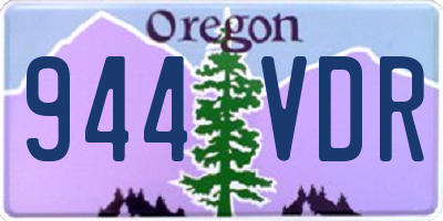 OR license plate 944VDR