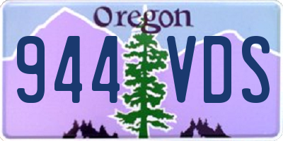 OR license plate 944VDS