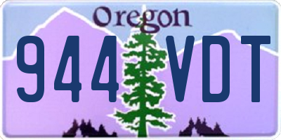 OR license plate 944VDT