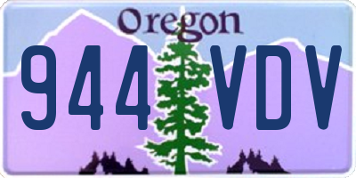 OR license plate 944VDV