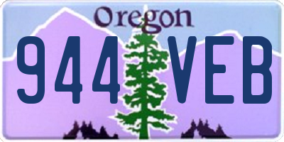 OR license plate 944VEB