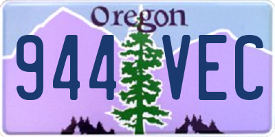 OR license plate 944VEC