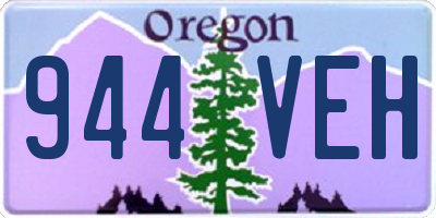 OR license plate 944VEH